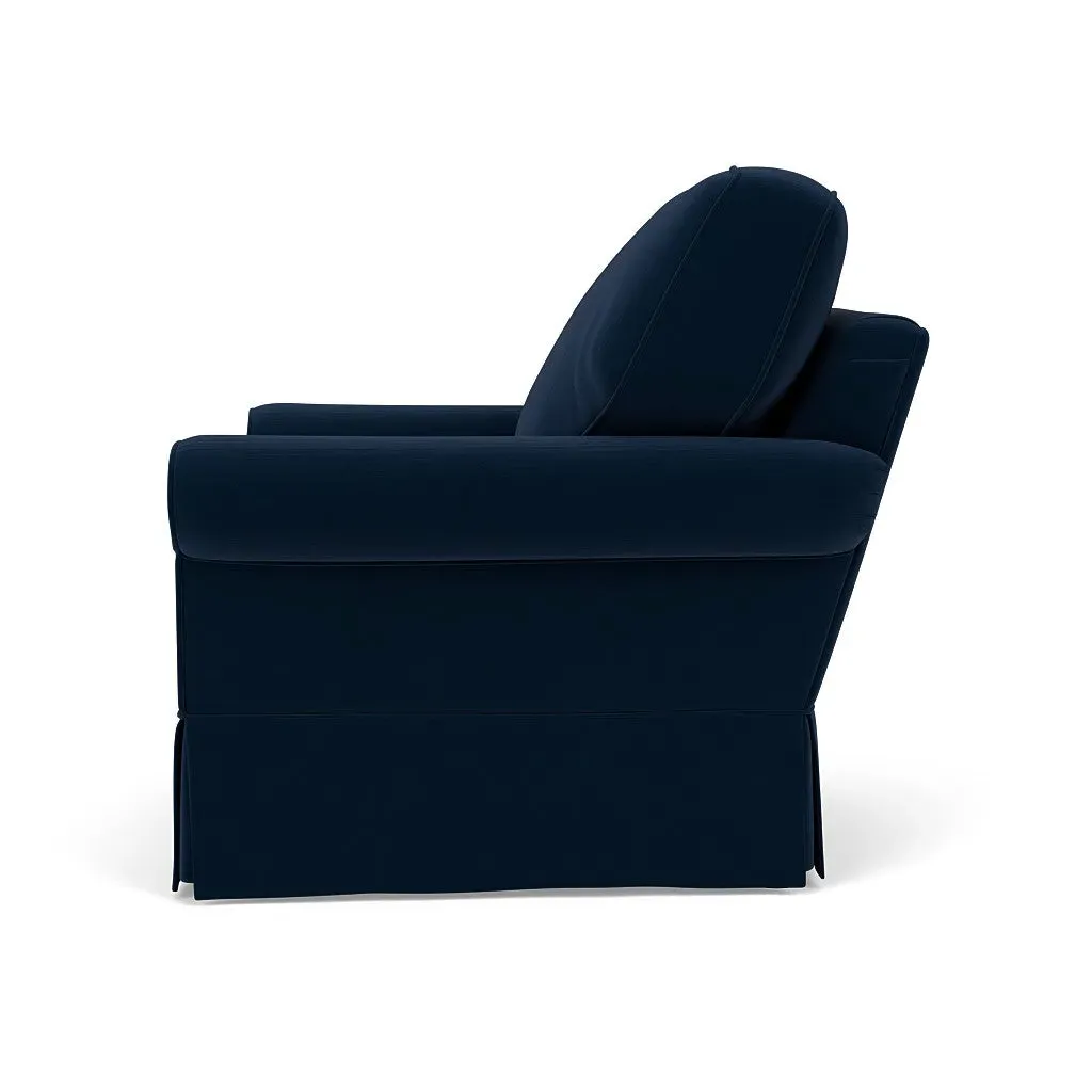 Armchair - Deep Blue, Matt Velvet