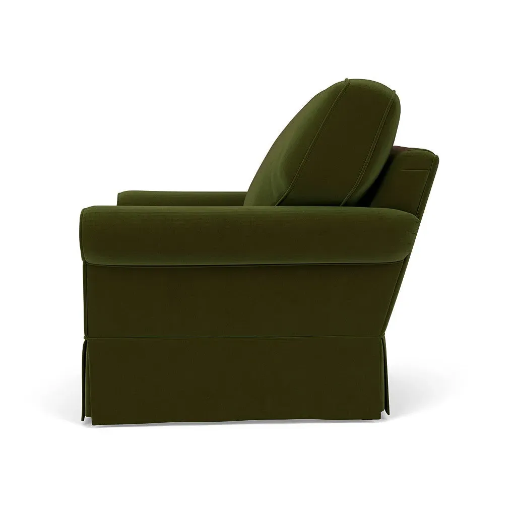 Armchair - Forest Green, Matt Velvet