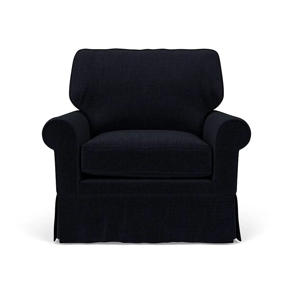 Armchair - Ink, Eco Chenille