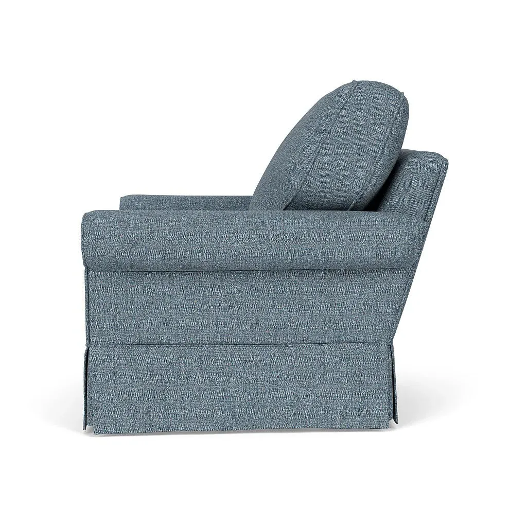 Armchair - Mid Blue, Aquaclean Oxford