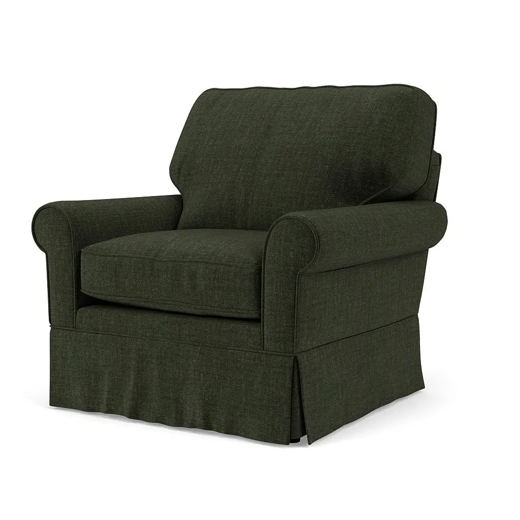 Armchair - Moss, Eco Chenille