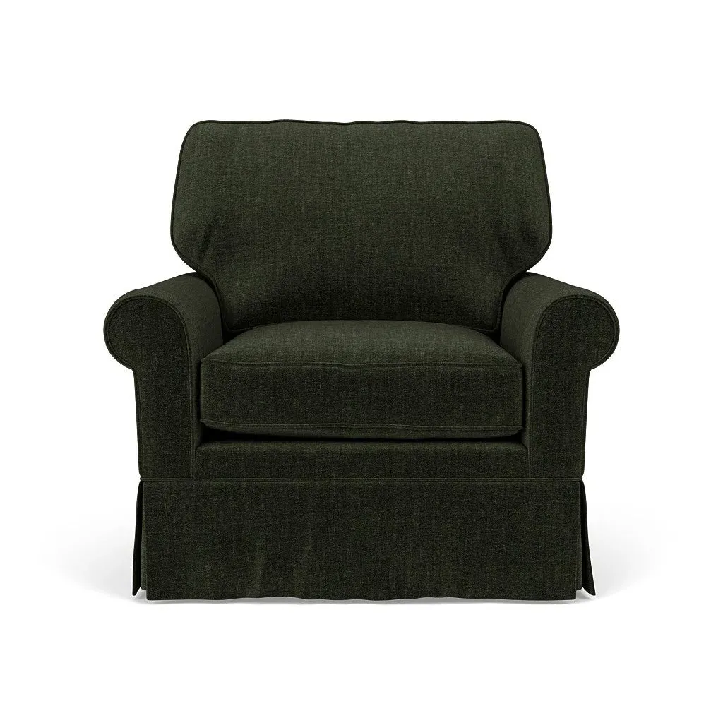 Armchair - Moss, Eco Chenille