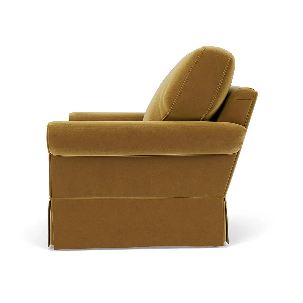 Armchair - Mustard, Matt Velvet