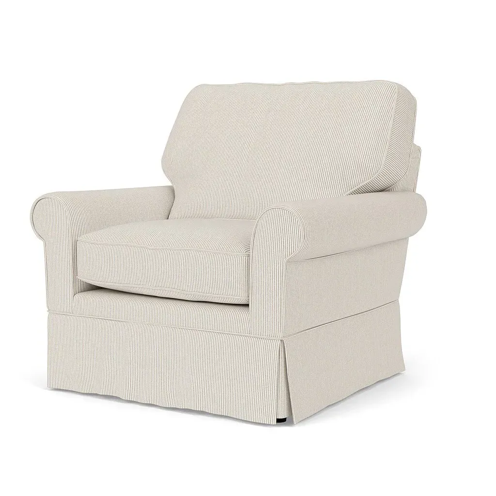 Armchair - Natural, Broadway Stripe