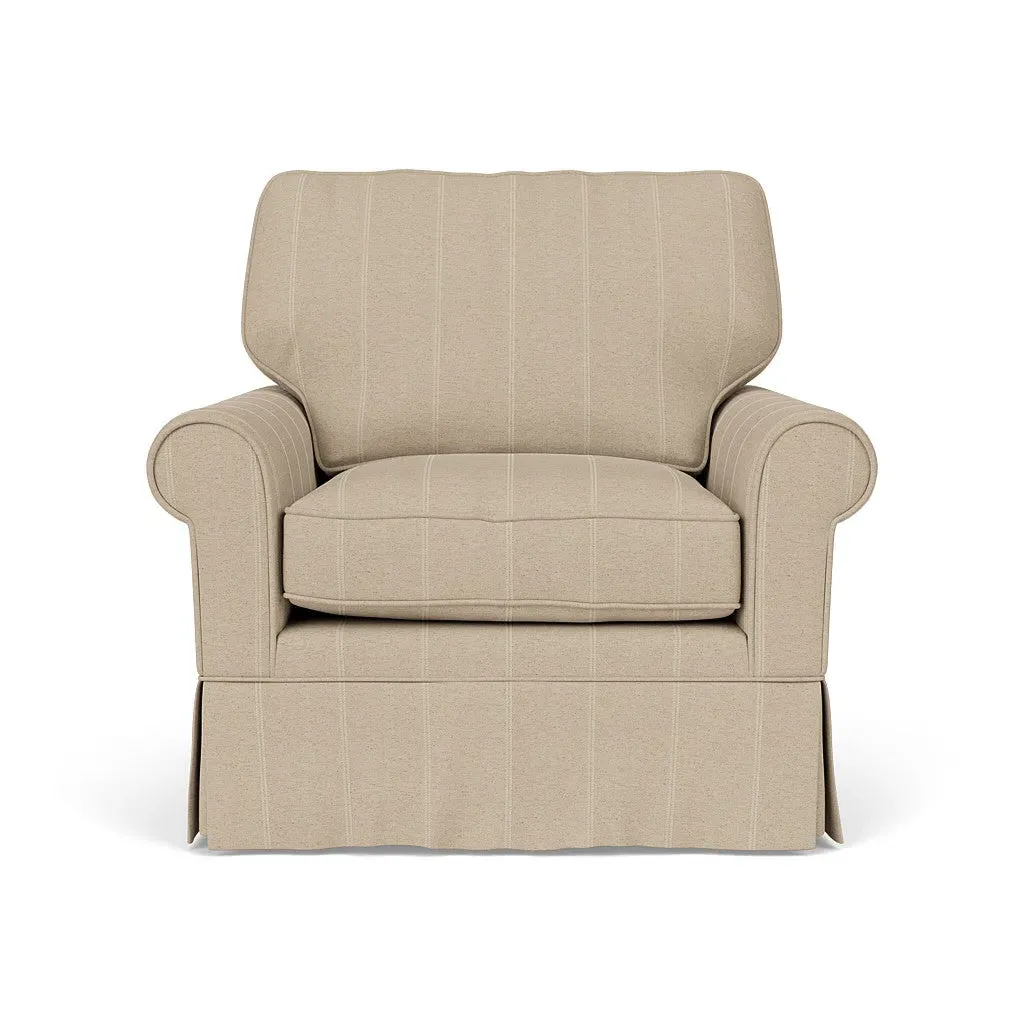 Armchair - Natural, Compton Stripe