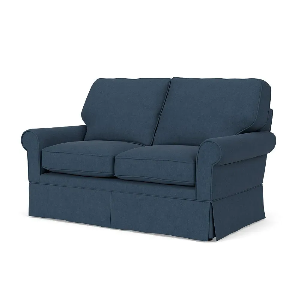 Dawson 2-Seater Sofa - Indigo, Linen Mix