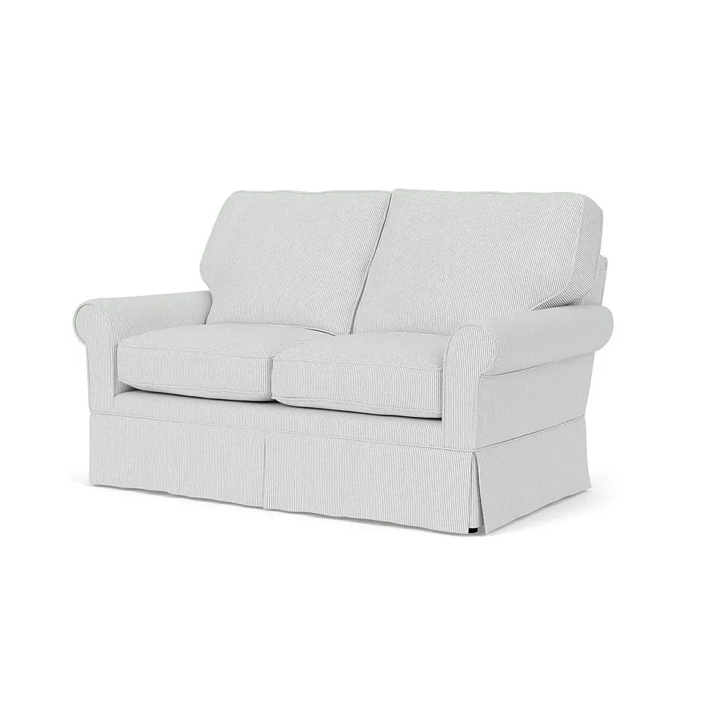 Dawson Large 2-Seater Sofa - Duck Egg, Broadway Stripe