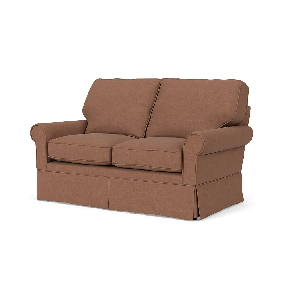 Dawson Large 2-Seater Sofa - Dusky Blush, House Linen Mix