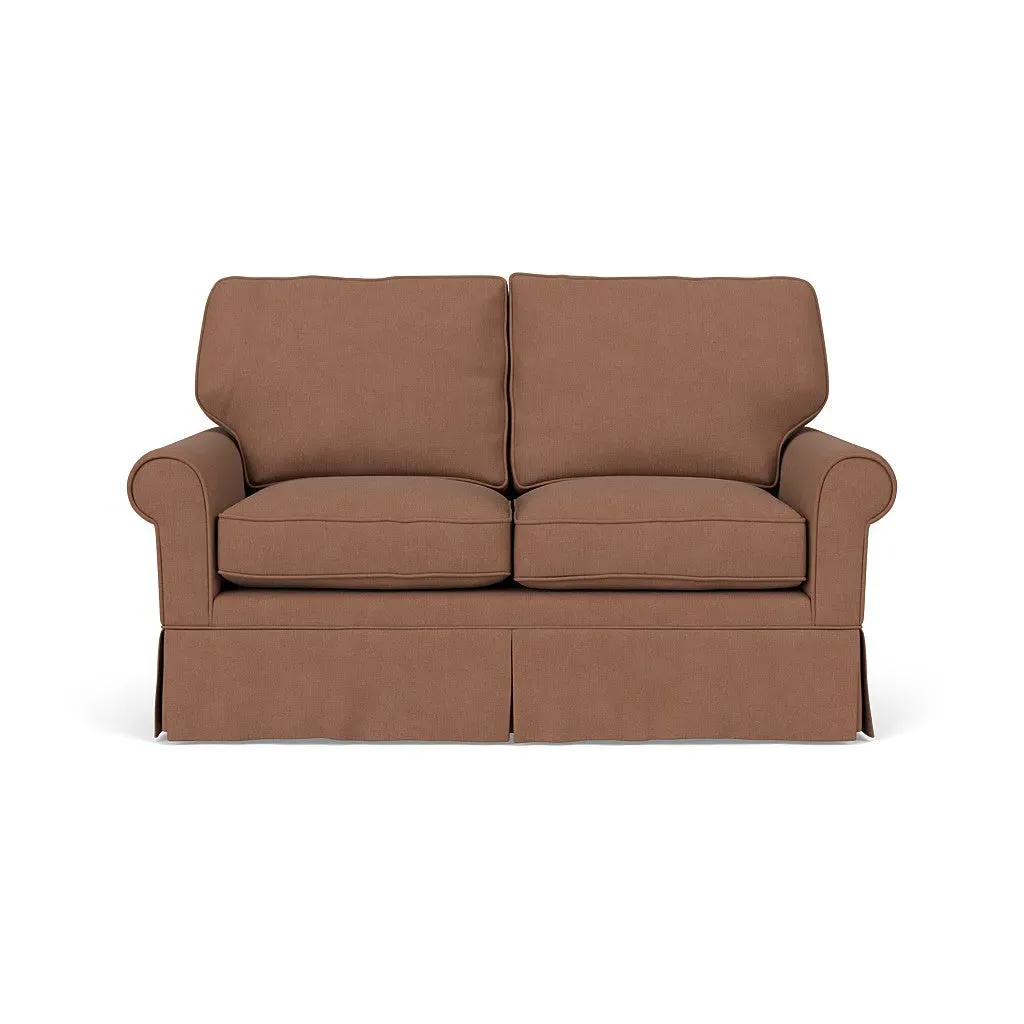 Dawson Large 2-Seater Sofa - Dusky Blush, House Linen Mix