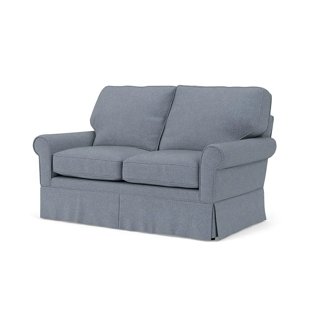 Dawson Large 2-Seater Sofa - Navy, Eco Herringbone