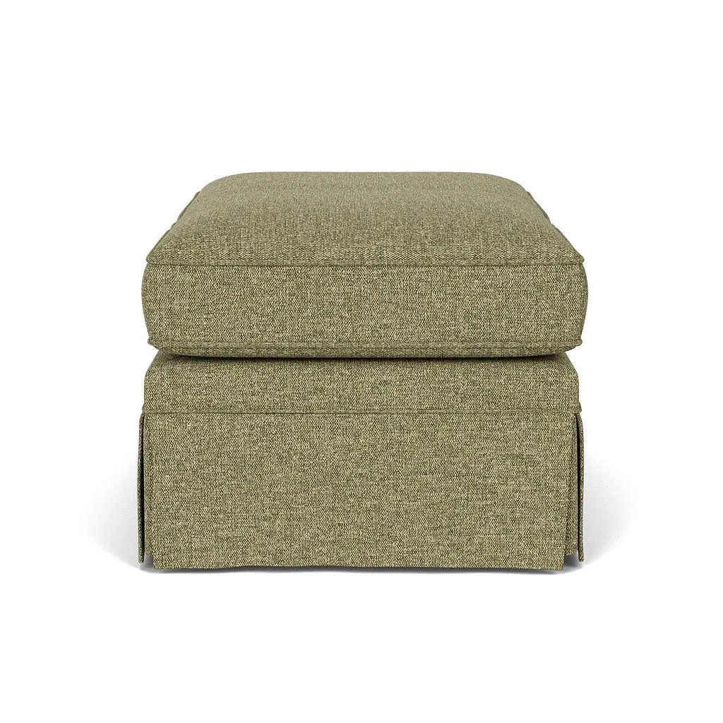 Dawson Foot Stool - Natural, Aquaclean Oxford