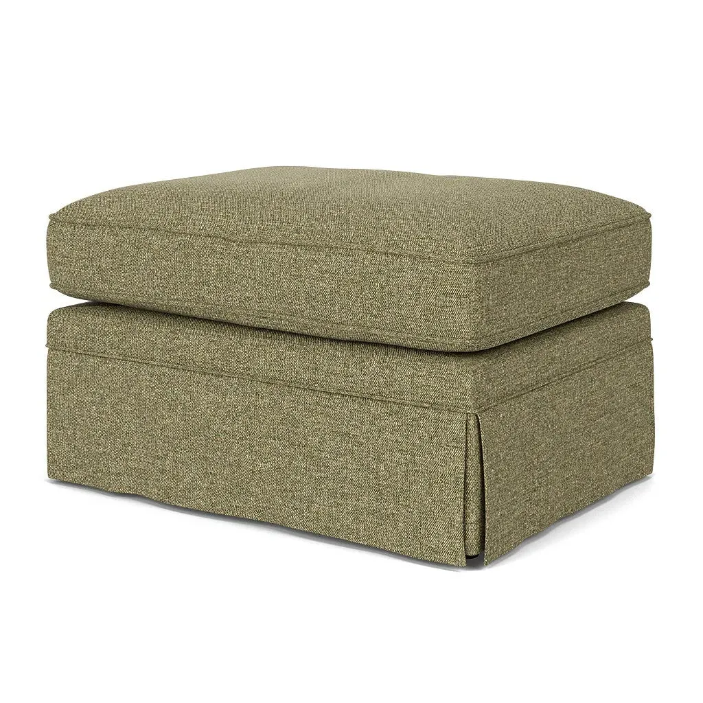 Dawson Foot Stool - Natural, Aquaclean Oxford