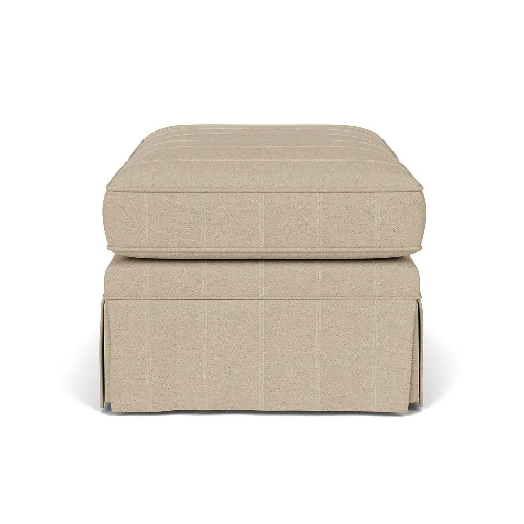 Dawson Foot Stool - Natural, Compton Stripe