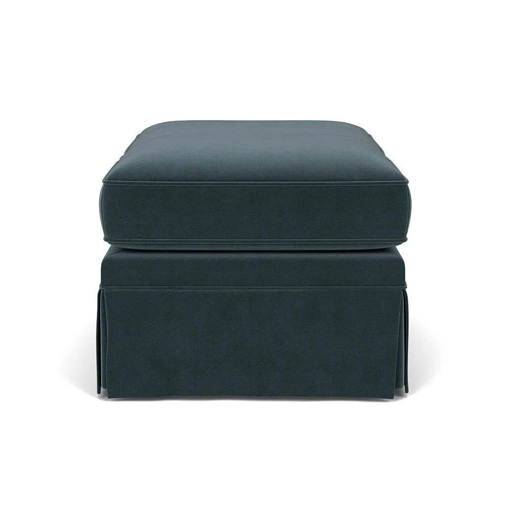 Dawson Foot Stool - Night Sky, Matt Velvet