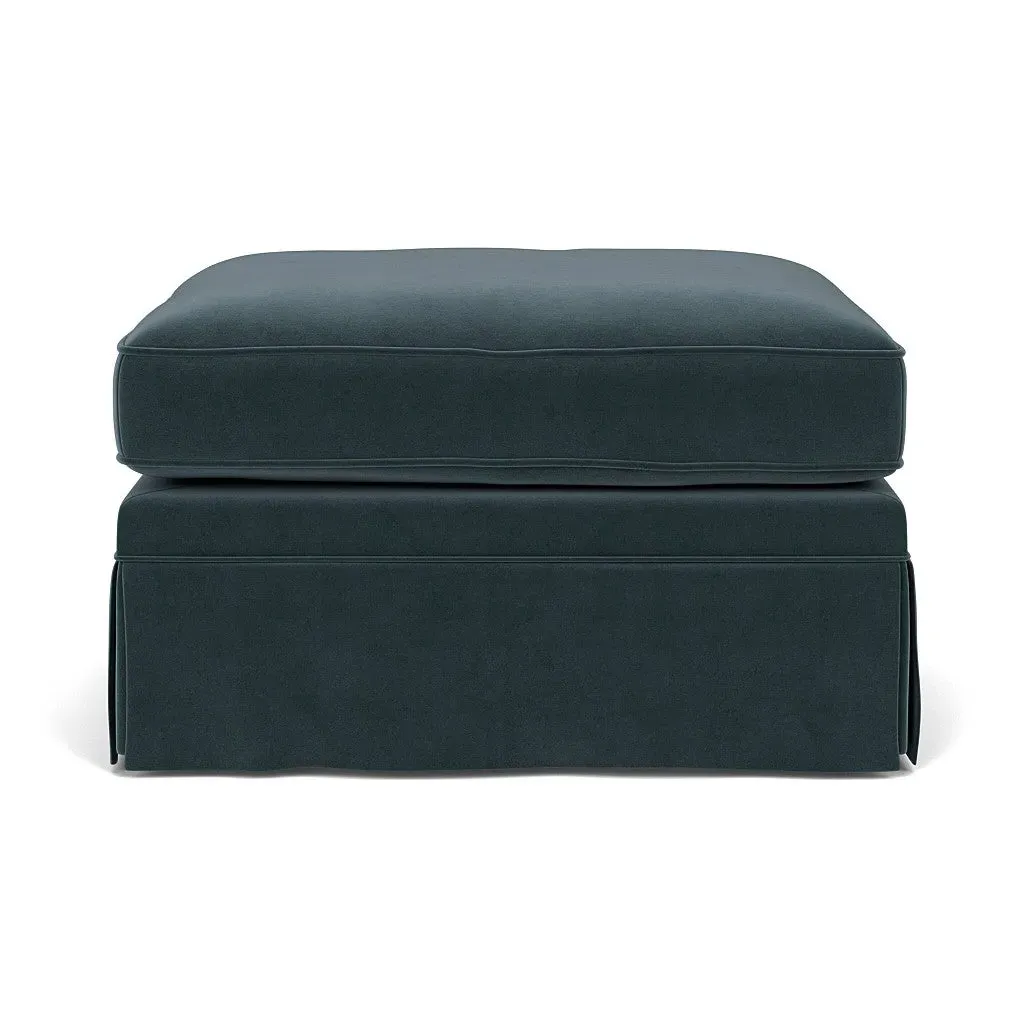 Dawson Foot Stool - Night Sky, Matt Velvet