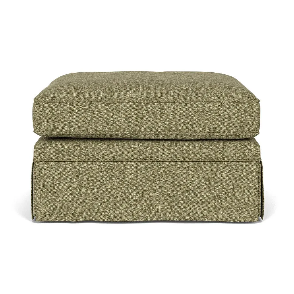 Dawson Foot Stool - Sage, Aquaclean Oxford
