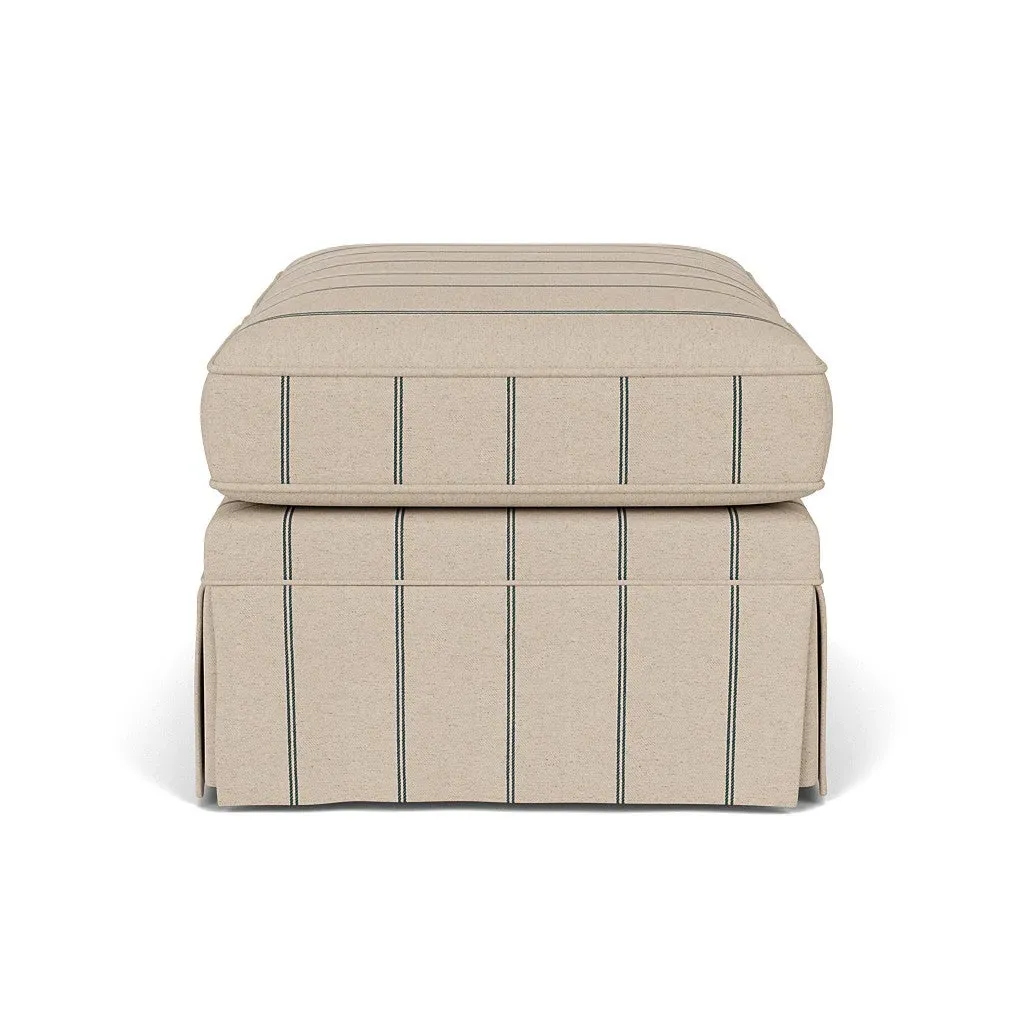 Foot Stool - Charcoal, Compton Stripe