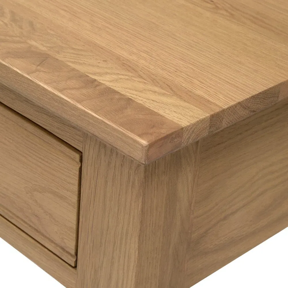 1 Drawer Bedside Table - Brown, Oak