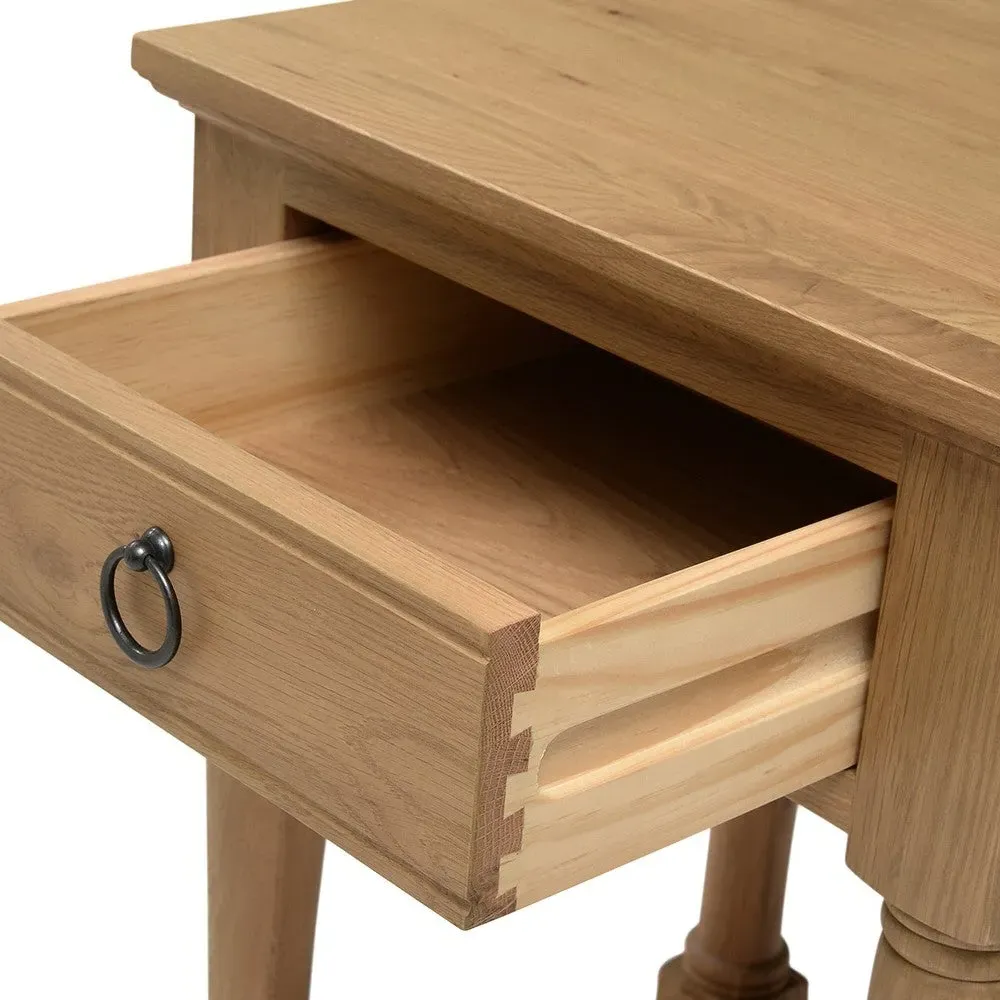 1 Drawer Bedside Table - Brown, Oak