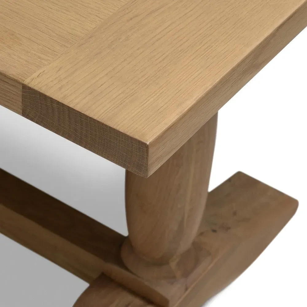 8-10 Seater Extending Dining Table - Oak