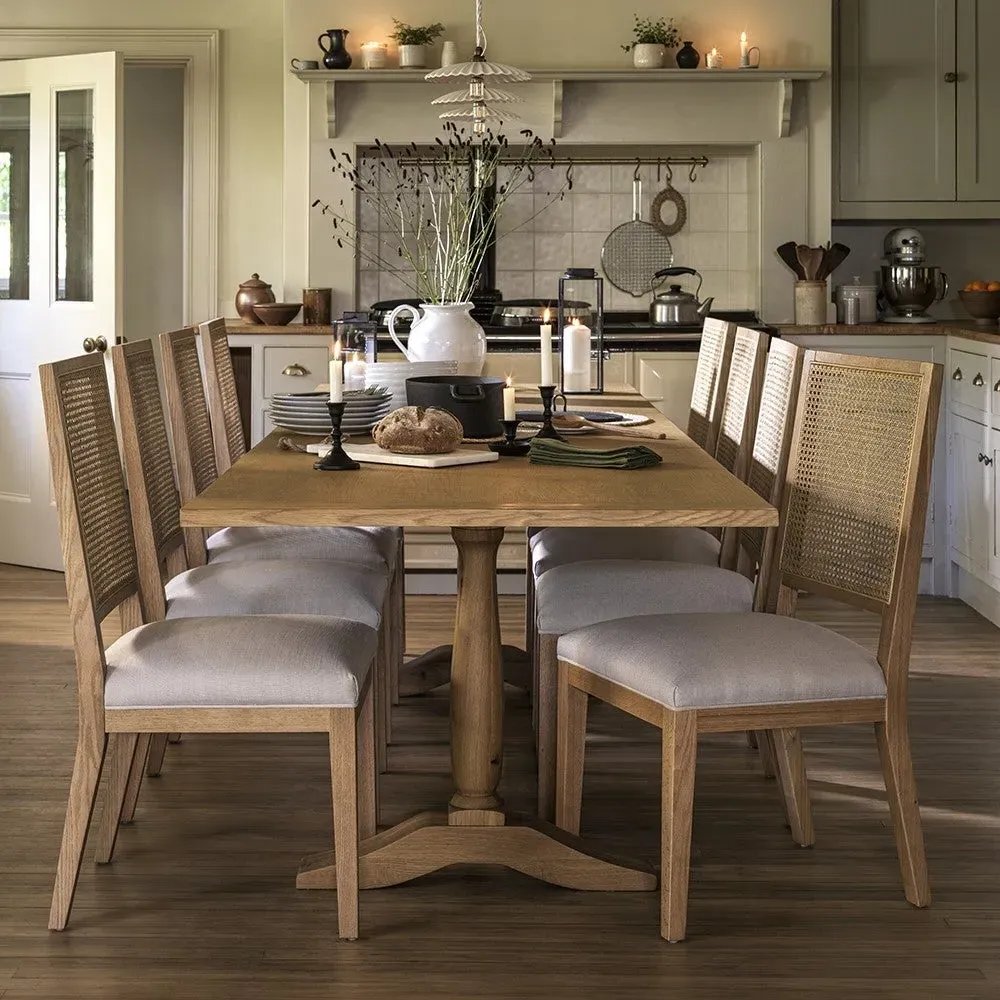 8-10 Seater Extending Dining Table - Oak
