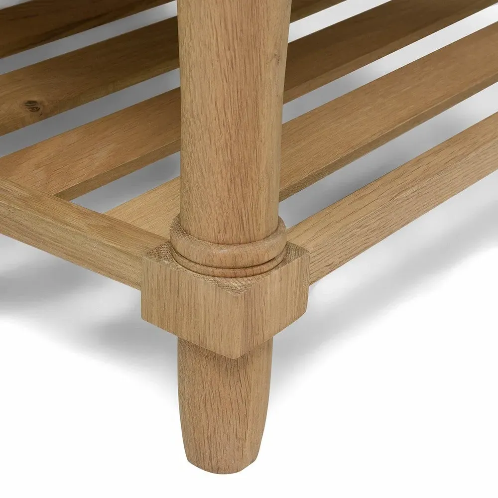 Coffee Table with Storage - Oak