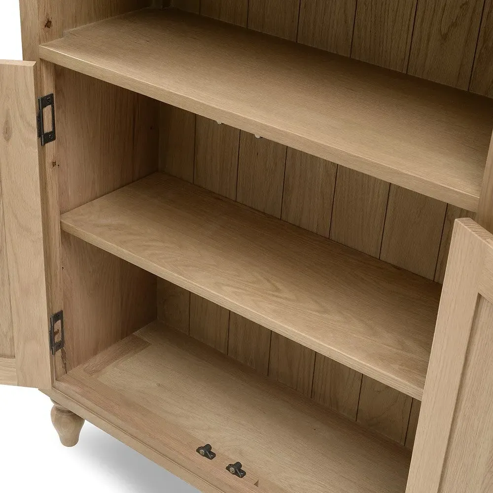 Elkstone Alcove Display Cabinet - Oak