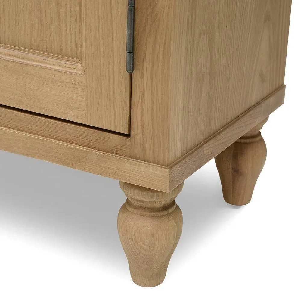 Elkstone Alcove Display Cabinet - Oak