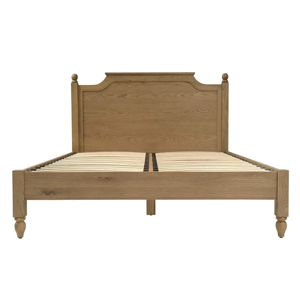 Elkstone King Size Bed Frame - Mellow Oak