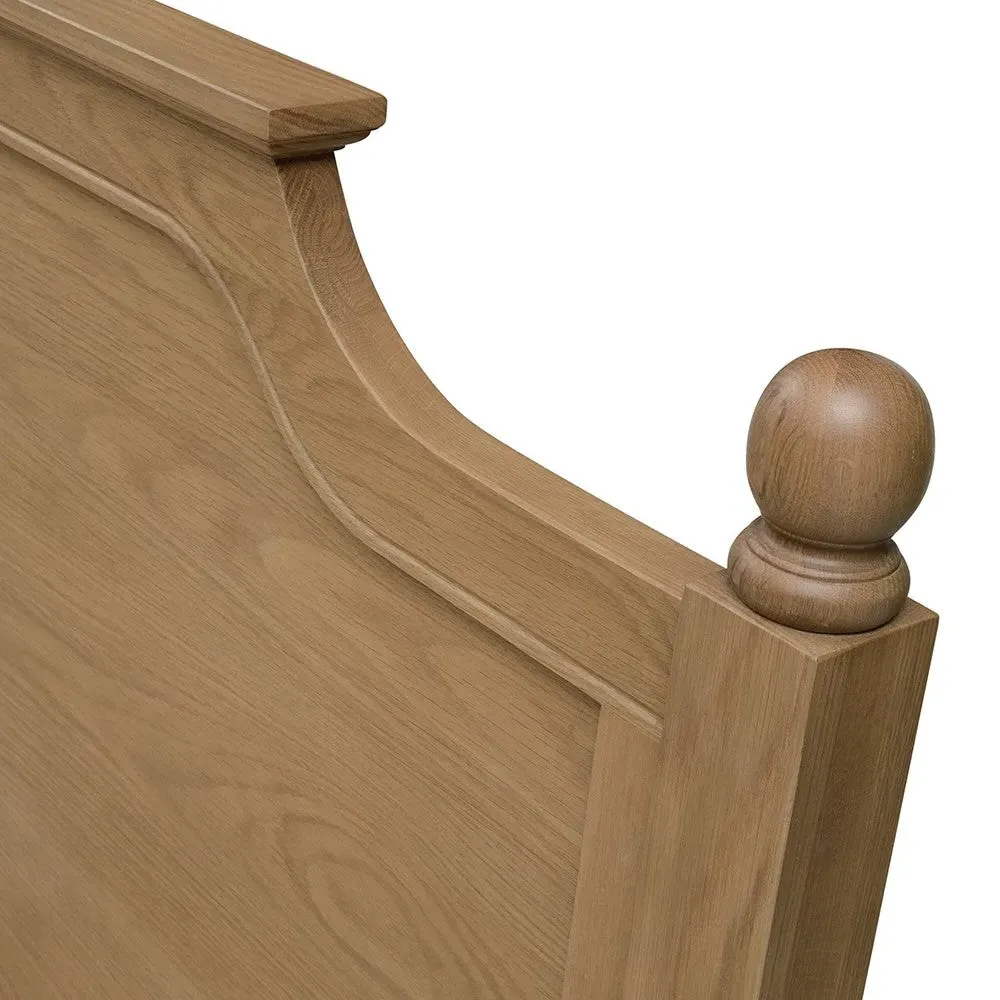 Elkstone King Size Bed Frame - Mellow Oak