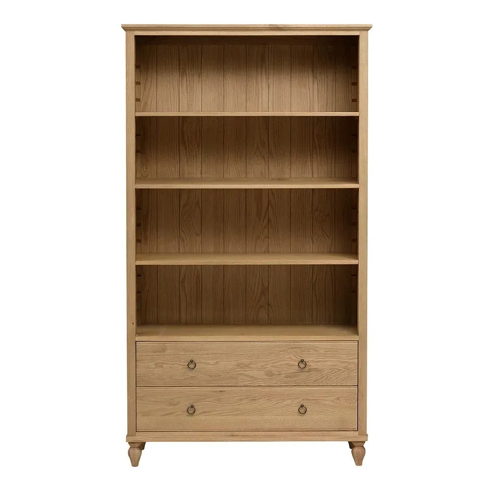 Elkstone Large Bookcase - Mellow Oak