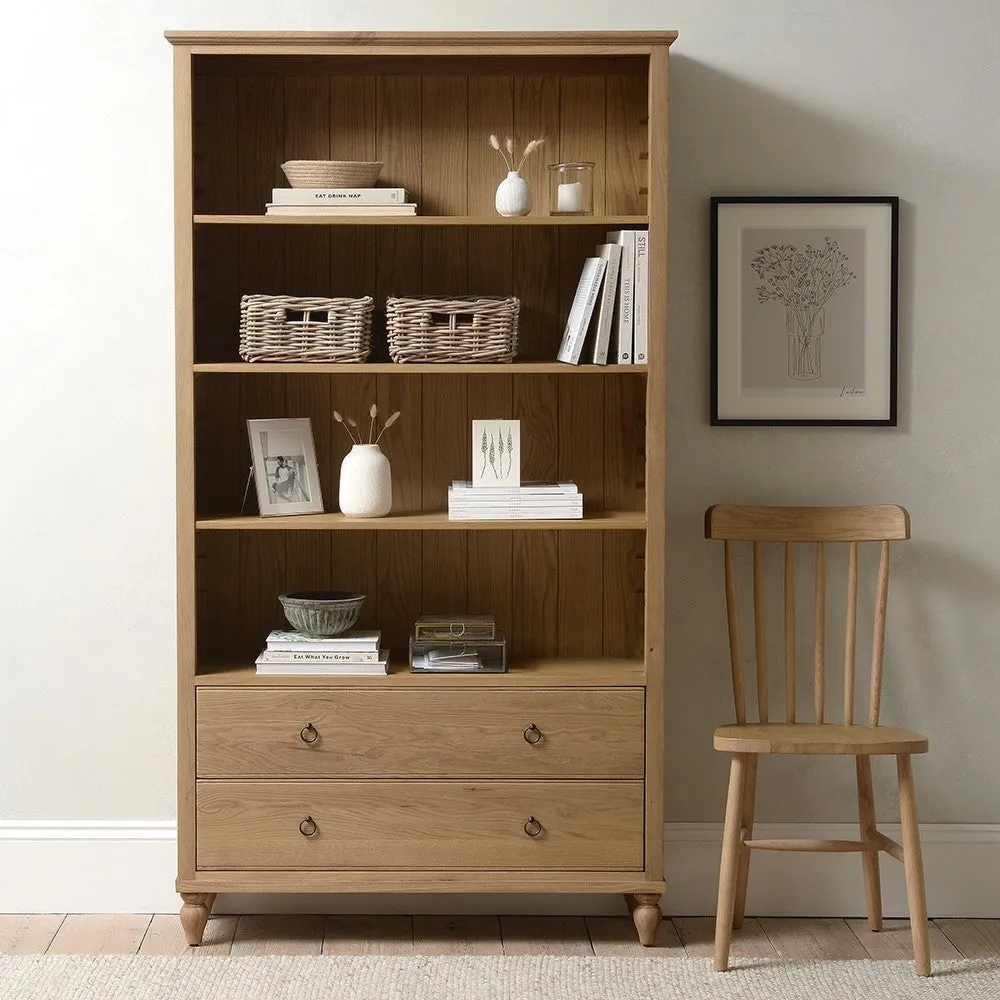 Elkstone Large Bookcase - Mellow Oak