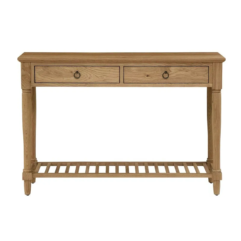 Elkstone Mellow Oak Console Table