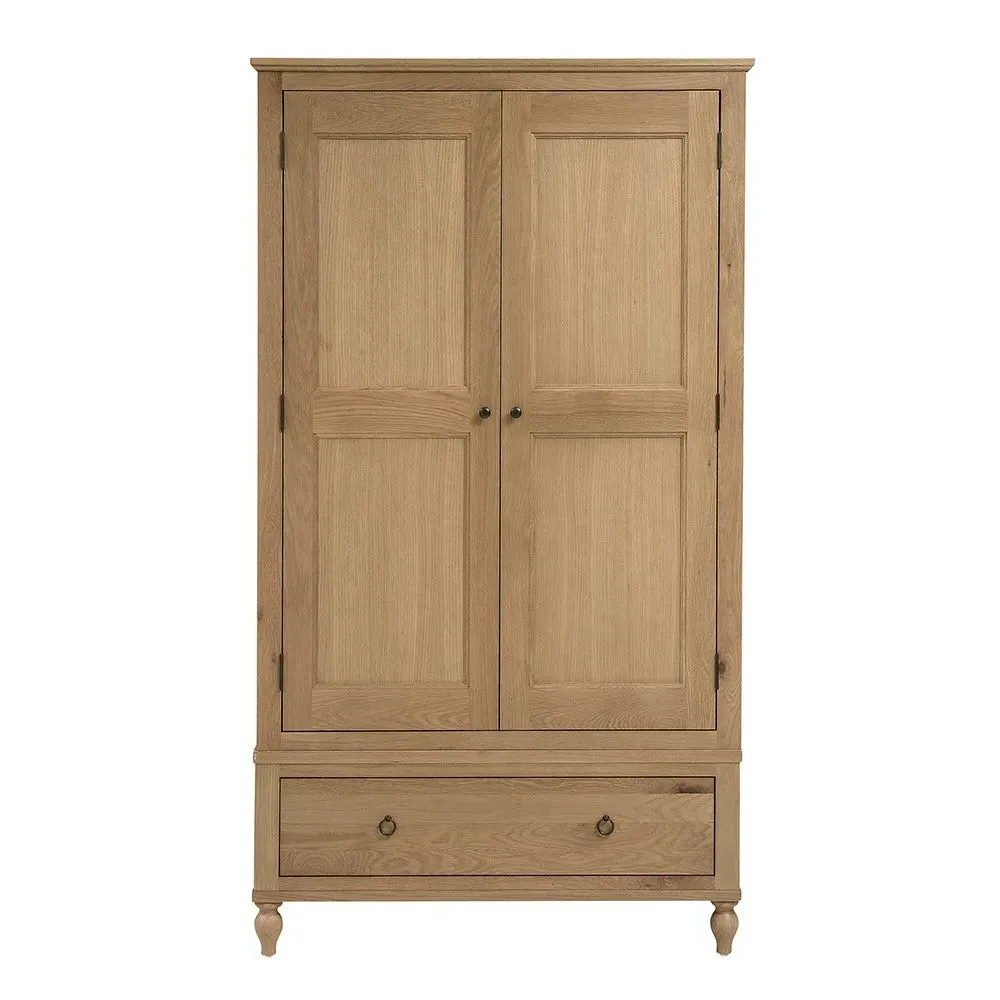 Elkstone Mellow Oak Double Wardrobe
