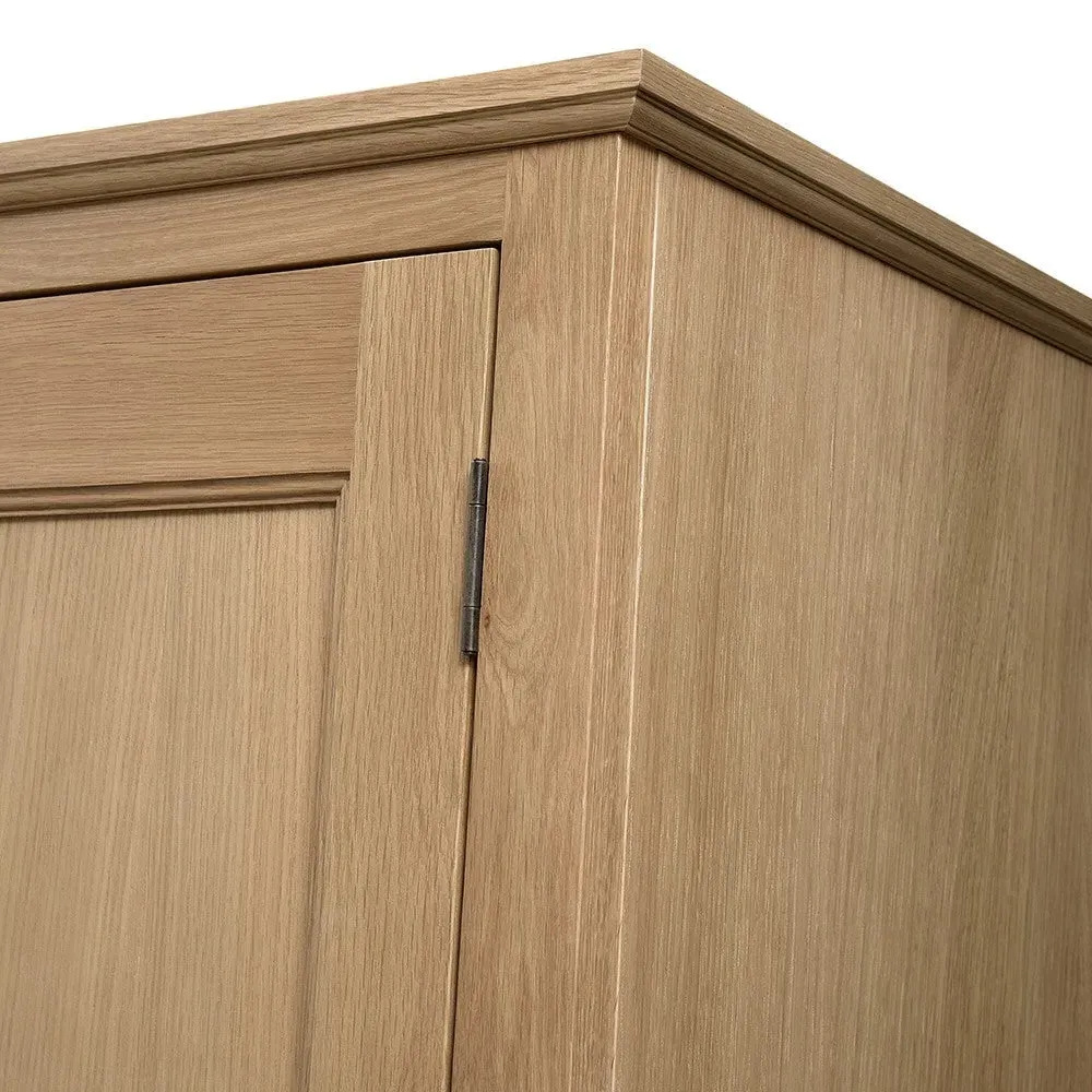 Elkstone Mellow Oak Double Wardrobe