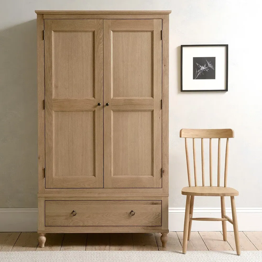 Elkstone Mellow Oak Double Wardrobe
