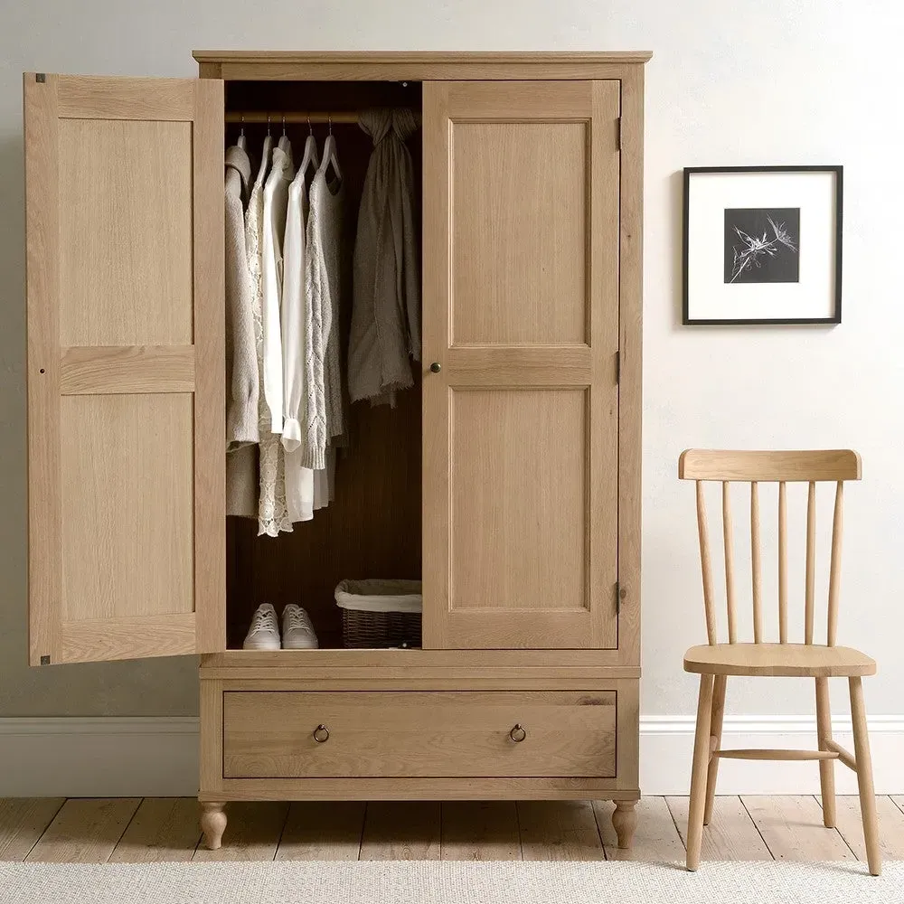 Elkstone Mellow Oak Double Wardrobe image