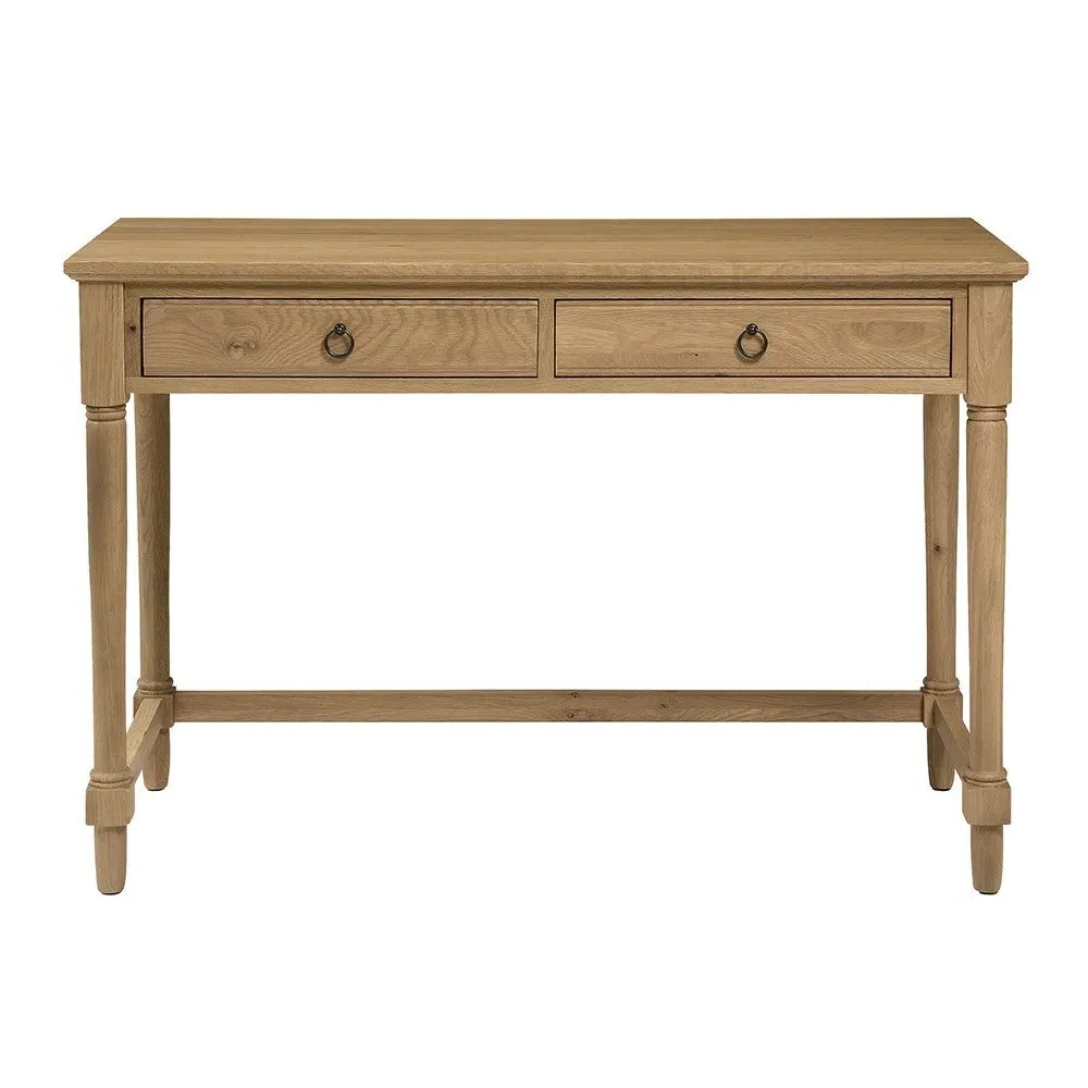 Elkstone Mellow Oak Dressing Table - Brown