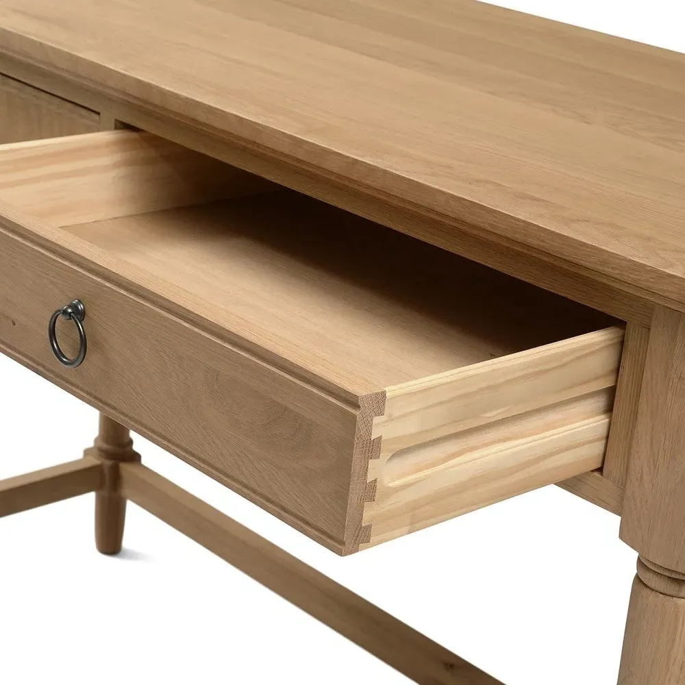 Elkstone Mellow Oak Dressing Table - Brown