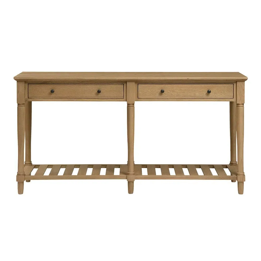 Elkstone Mellow Oak Extra Large Console Table