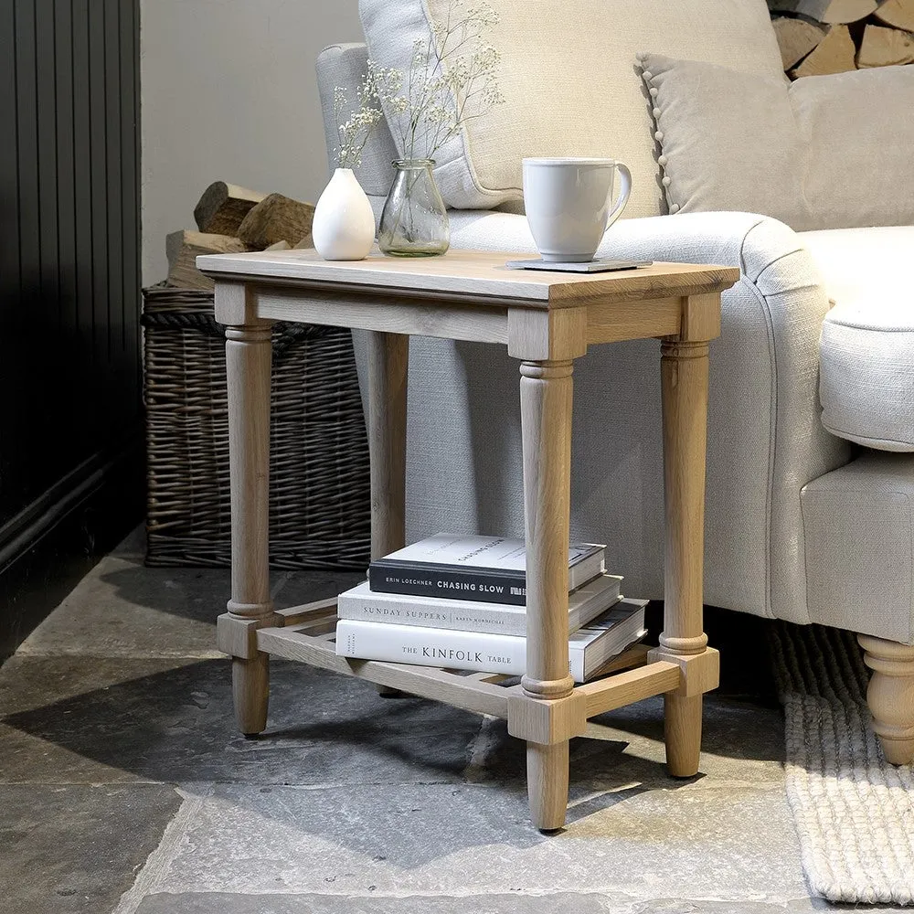 Elkstone Mellow Oak Sofa Table - Oak image