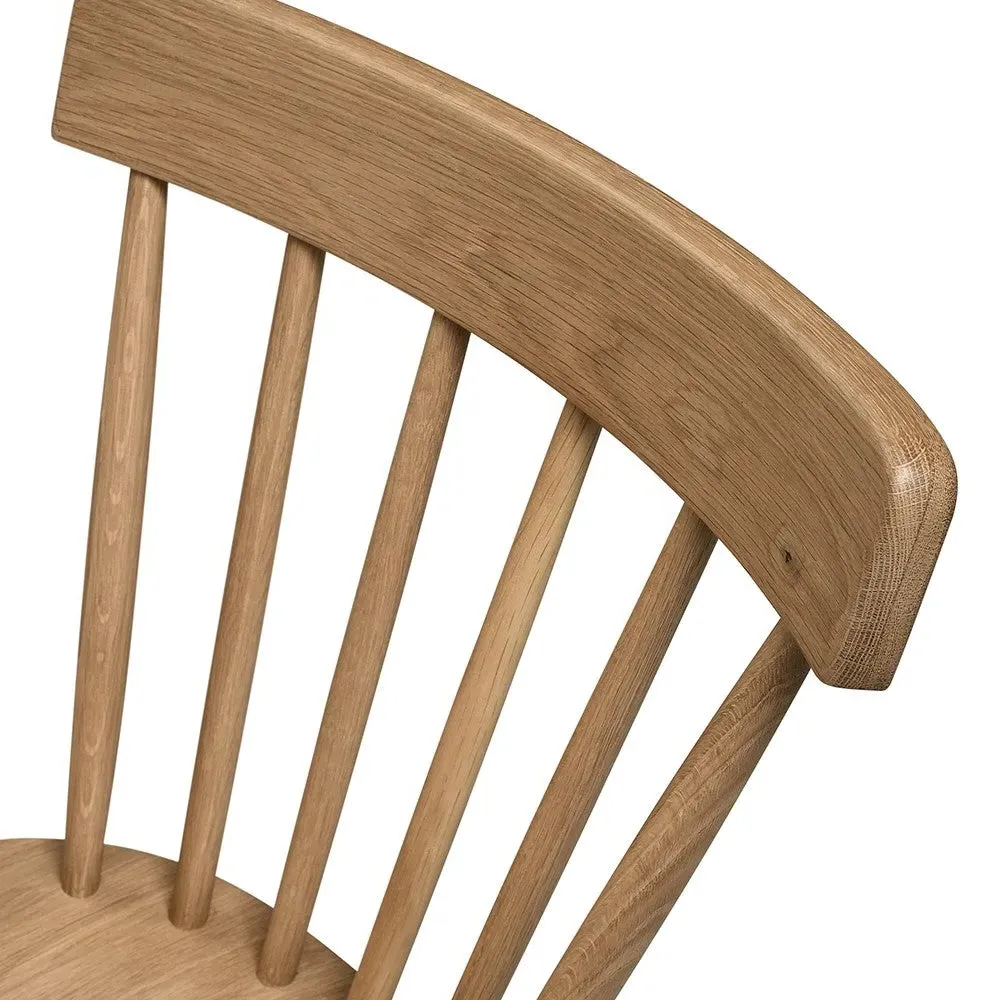 Elkstone Mellow Oak Spindleback Bar Stool