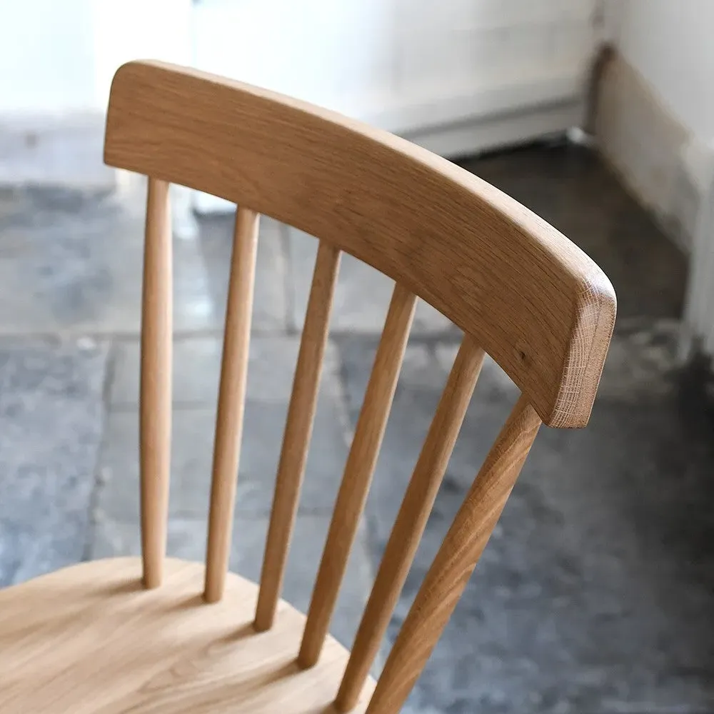 Elkstone Mellow Oak Spindleback Bar Stool image