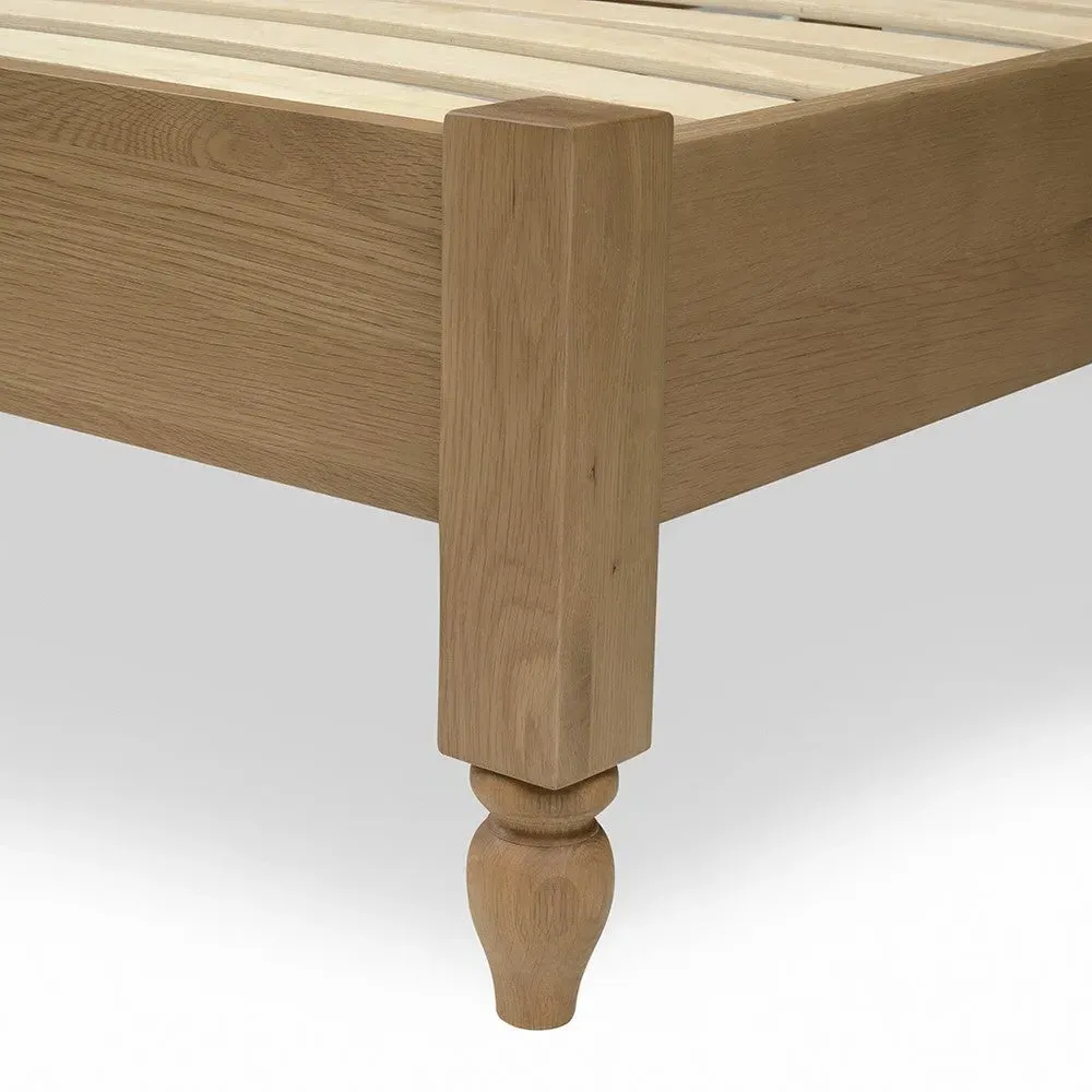 Elkstone Mellow Oak Super King Bed Frame - Oak