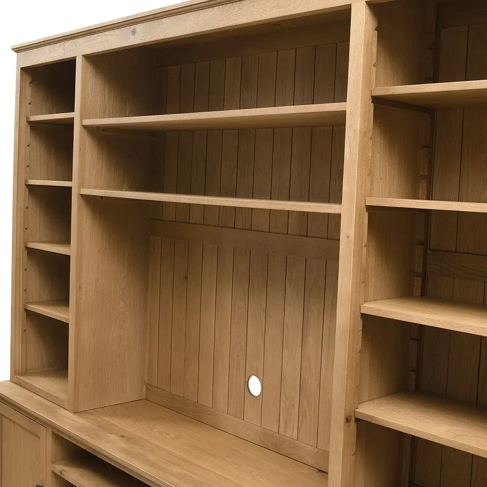 Elkstone TV and Media Storage Unit - Oak