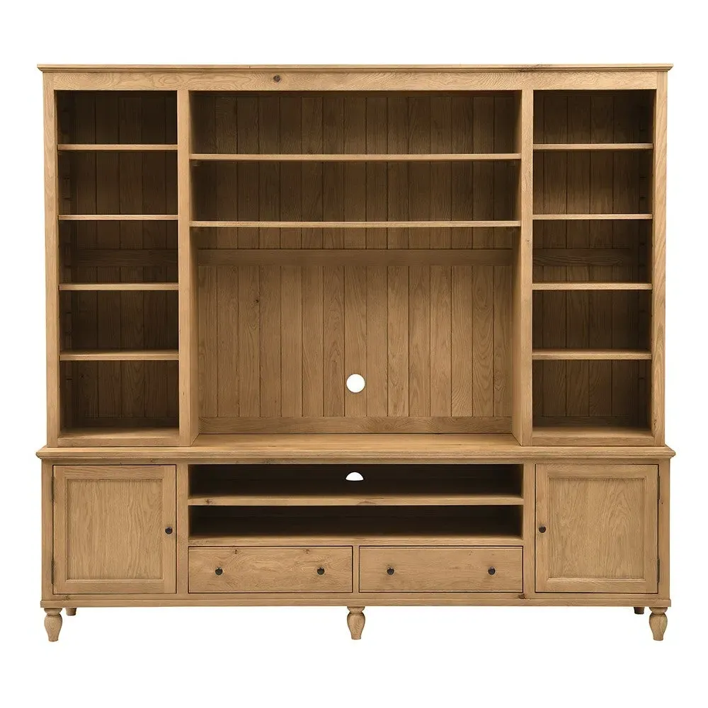 Elkstone TV and Media Storage Unit - Oak image