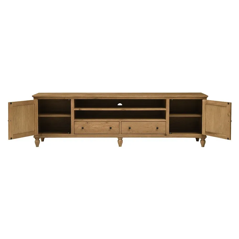 Elkstone XXL TV Stand with Storage - Oak