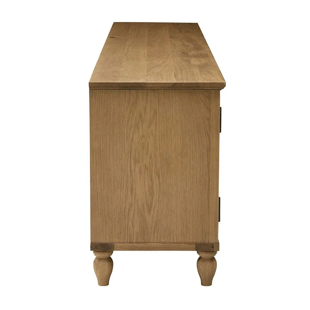 Elkstone XXL TV Stand with Storage - Oak