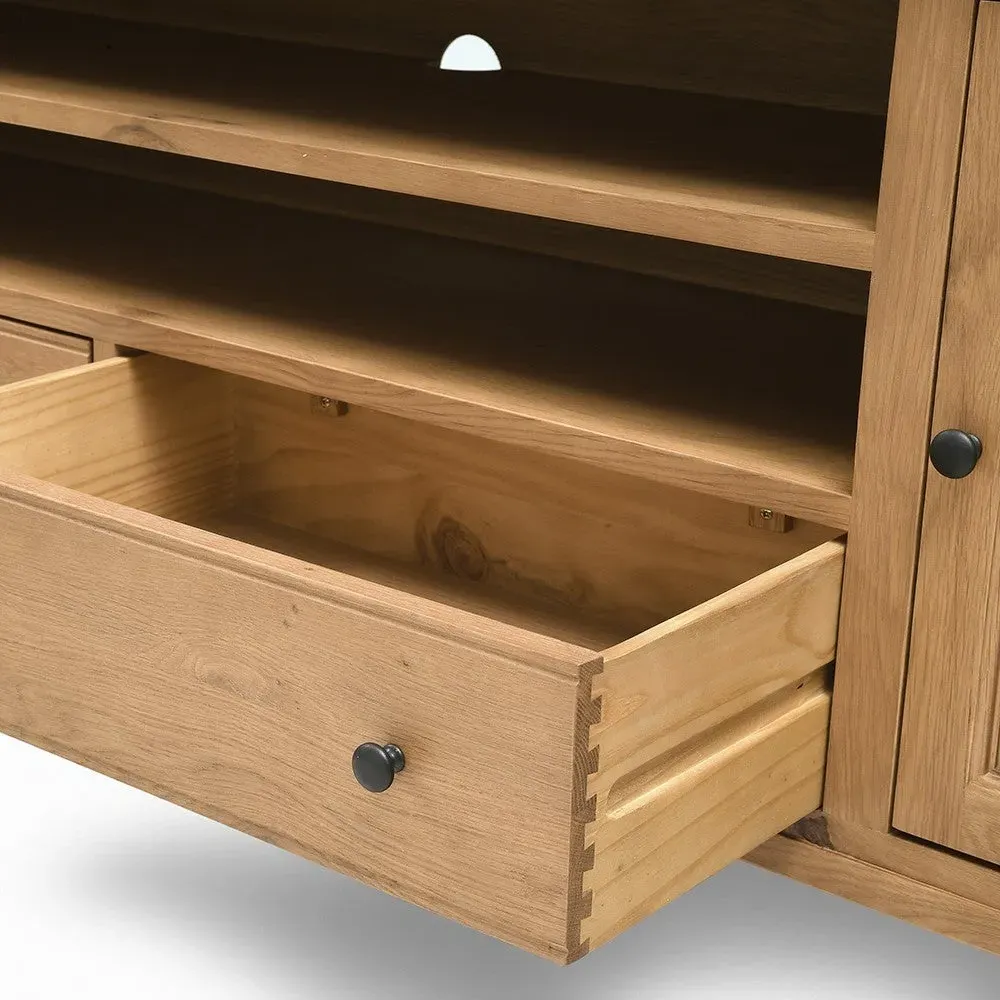 Elkstone XXL TV Stand with Storage - Oak