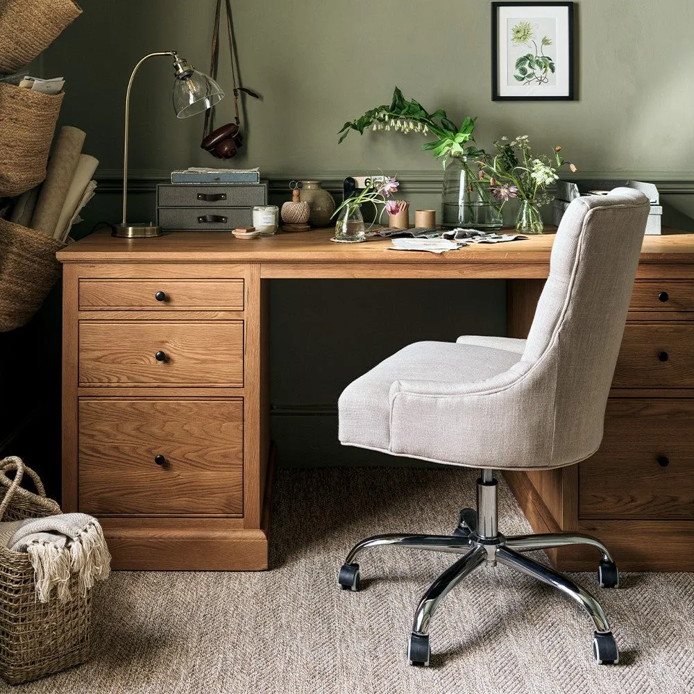 Executive Desk - Mellow Oak image